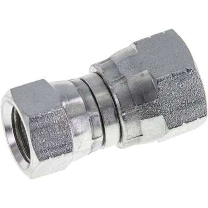 JIC  Verloopnippel UNF 9/16''-18 X UNF 3/4''-16 Staal 275bar