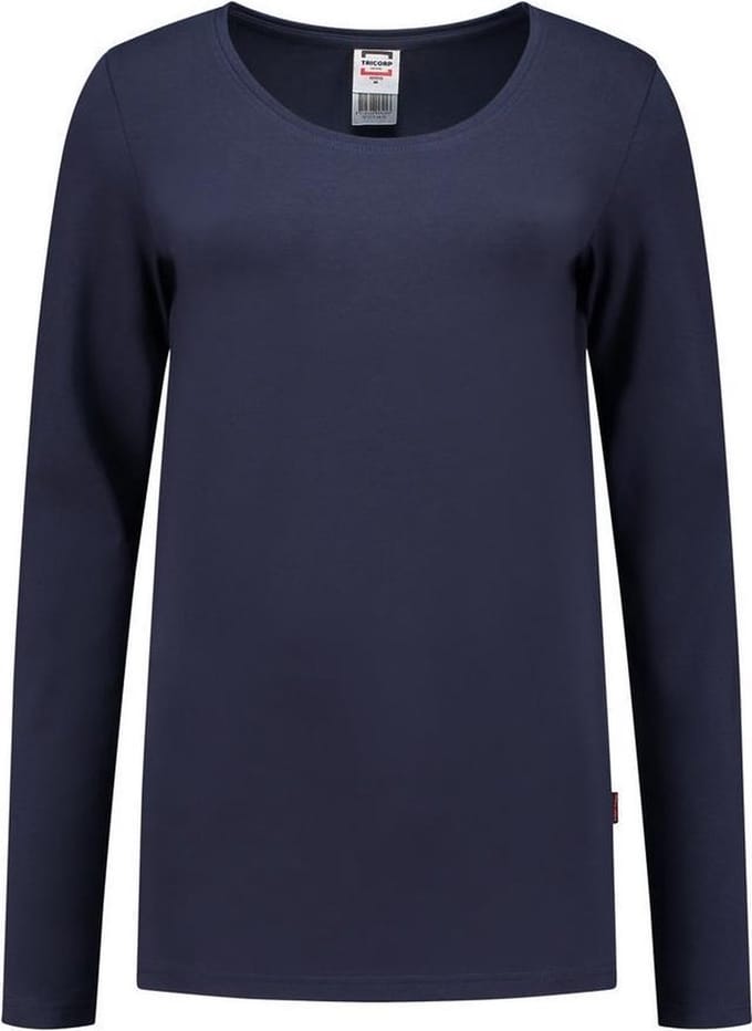 Tricorp T-shirt Lange Mouw Dames 101010 Ink - Maat S