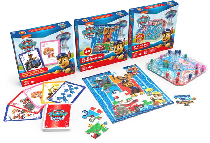 Spinmaster Paw Patrol Game Bundle 3-pack Bord- & kaartspellen Bordspellen Gezelschapspellen
