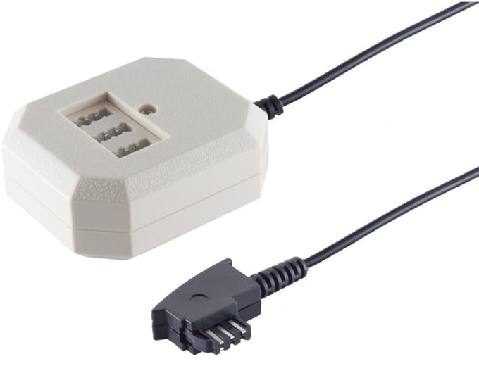 TAE-F (m) - 2x TAE-N + TAE-F + RJ11 (v) aansluitbox | 6 meter