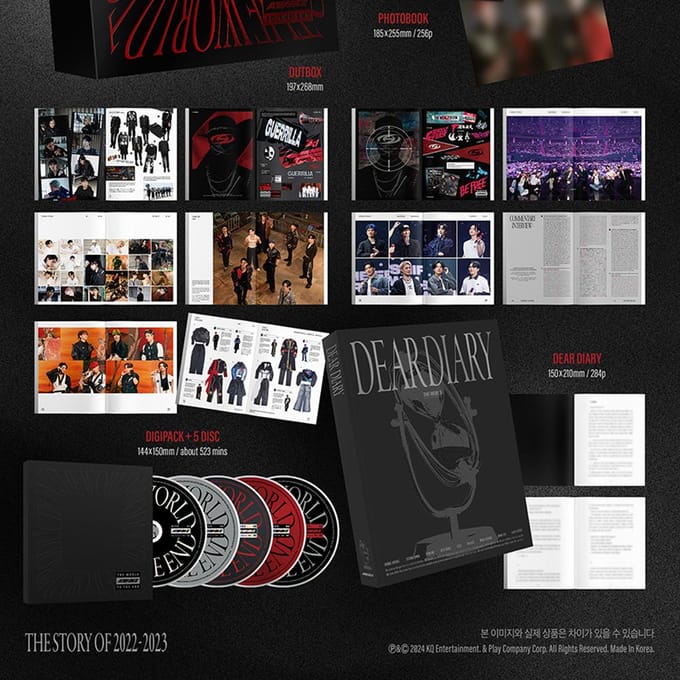 ATEEZ - LE MONDE : DVD JUSQU'AU BOUT (5 disques) DVD black