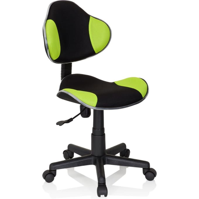 HJH OFFICE Kinder bureaustoel Kiddy GTI-2 (zwart/groen)