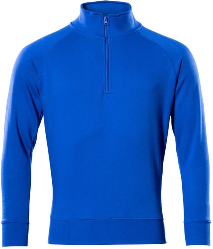 Mascot Crossover Sweatshirt met korte rits 50611-971 - Korenblauw - S