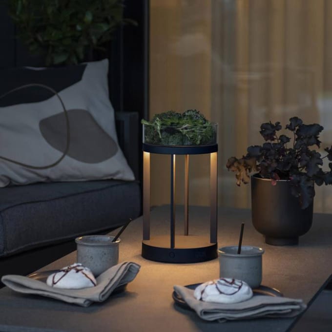 Konstsmide LED sfeerlamp Chieti USB, zwart