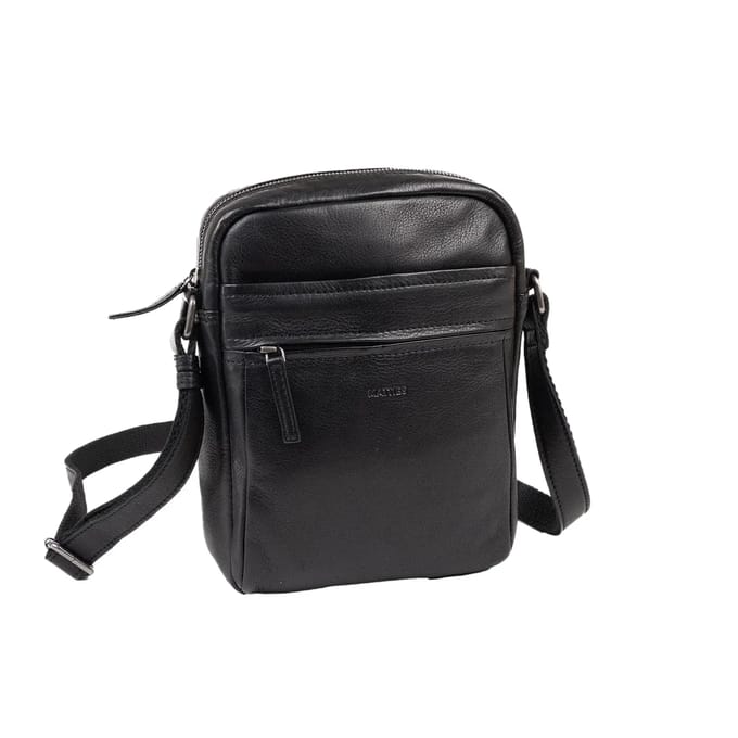 Leren schoudertas Matties Bags
