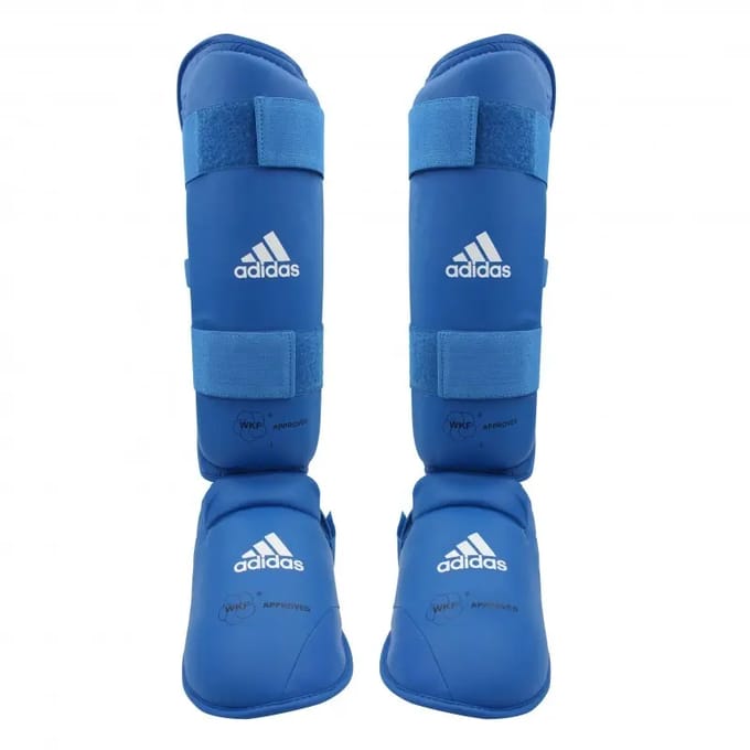 Verwijderbare scheen- en voetbeschermer voor karate adidas