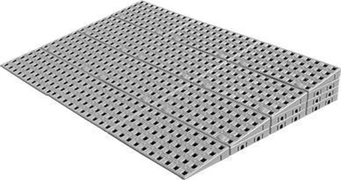 Drempelhulp 4 Laags buiten 7,4 tot 9,0 cm (H) x 100 cm (B)