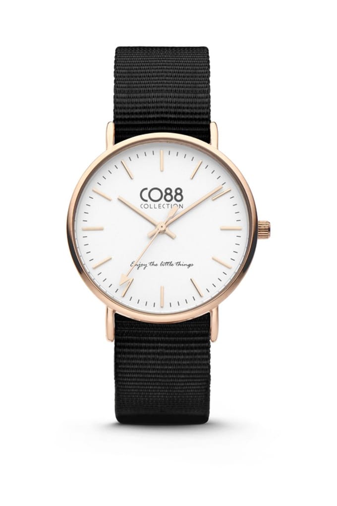 CO88 Collection 8CW-10022 - Horloge - Nato Nylon - zwart - 36 mm