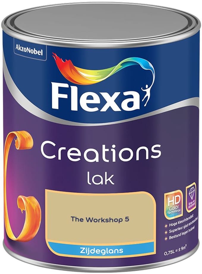 Flexa - Creations Lak Zijdeglans - The Workshop 5 - Mengverf - 750 Ml