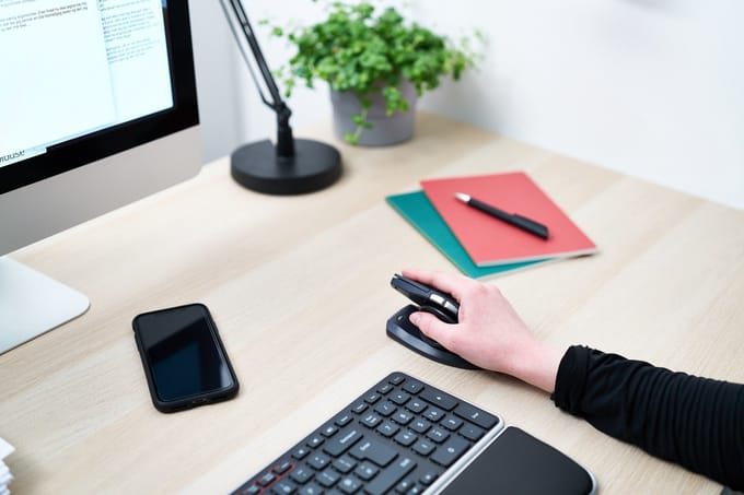 Contour Design Unimouse Ergonomische muis USB Zwart 7 Toetsen