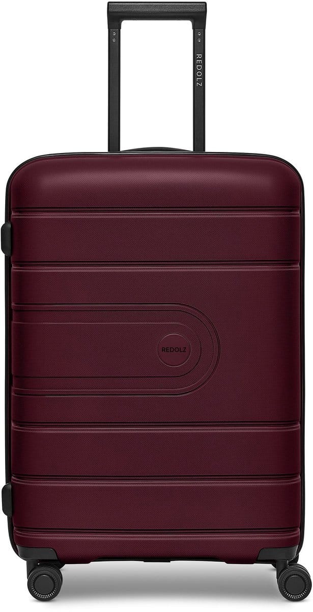 REDOLZ trolley Essentials 11 Trolley Burgundy wijnrood 67cm