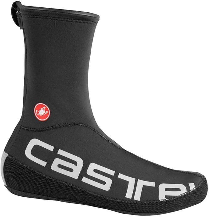 Castelli Overschoenen Unisex Zwart Reflective - Diluvio Ul Shoecover Black/Silver Reflex - XXL