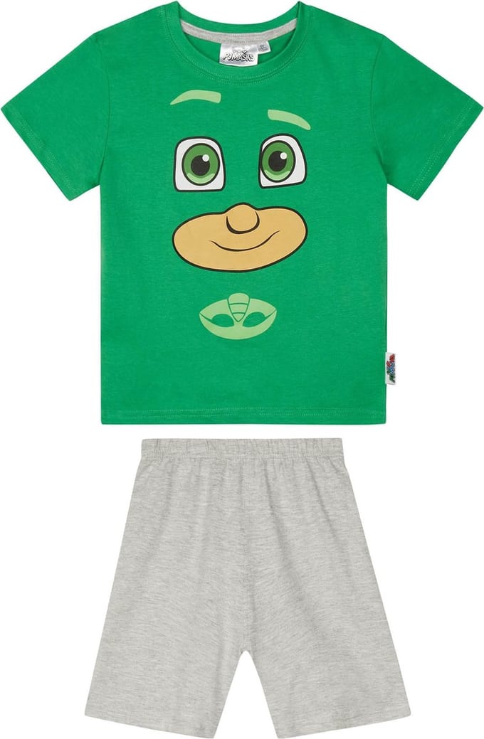PJ-Masks Pyjama met korte mouw - groen - Maat 98