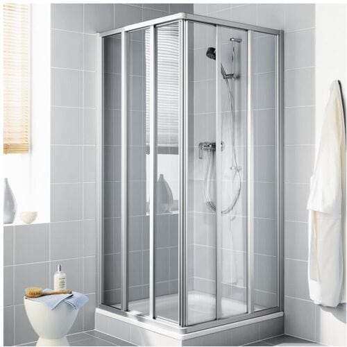 Kermi Ibiza 2000 corner entry 3-piece sliding door , half 90 cm I2ED3090201AK