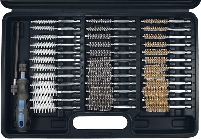 SW-Stahl 62330L 36-delig borstelassortiment, (1/4") aandrijving, 8-19 mm diameter