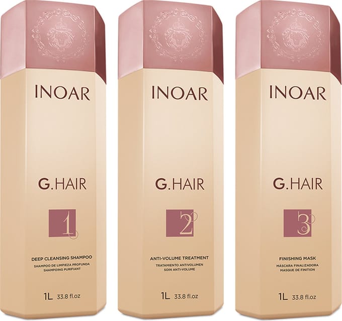 INOAR G.HAIR Keratine Behandeling Kit 3x1000ml