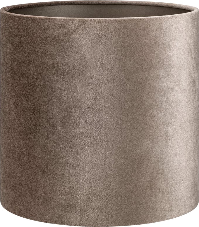 Lampenkap Cilinder - 25x25x30cm - Fendi velours taupe