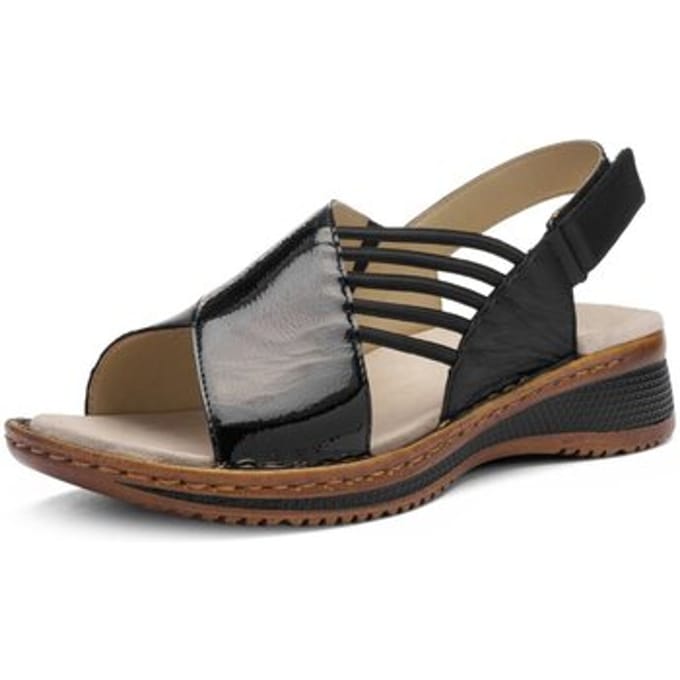 Sandalen met sleehak Ara -