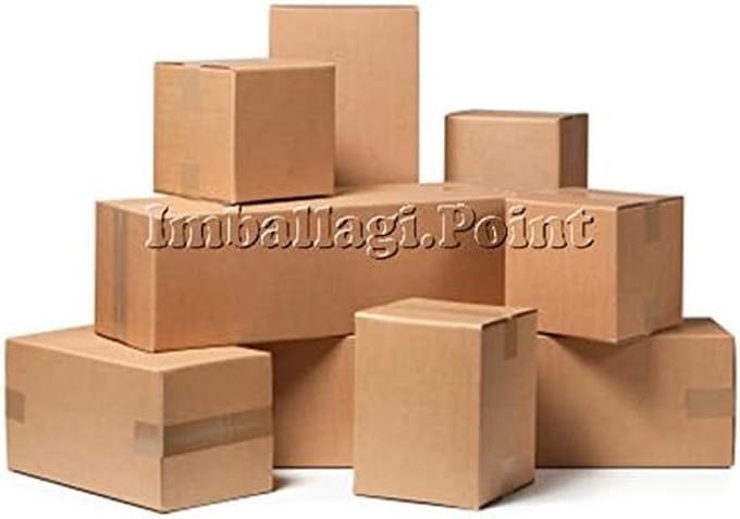 Verhuisdozen Set - Verzenddozen Opslag - Veilig Transport - Stevig Karton - 10 Stuks 40cm - Beige