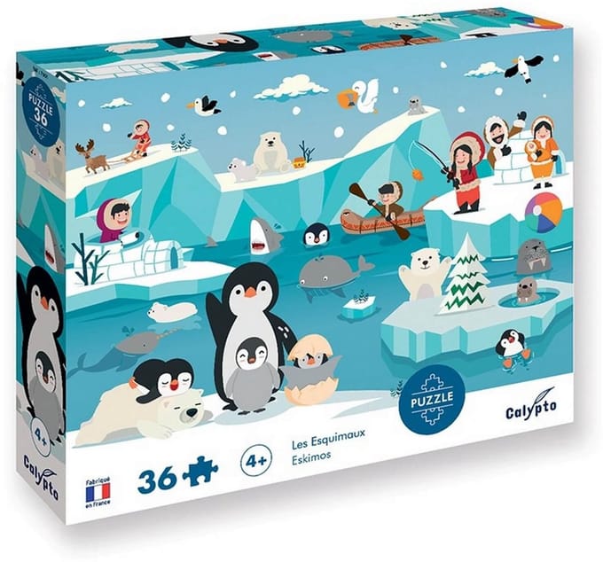 Sentosphère Puzzel Eskimos 36 Stuk
