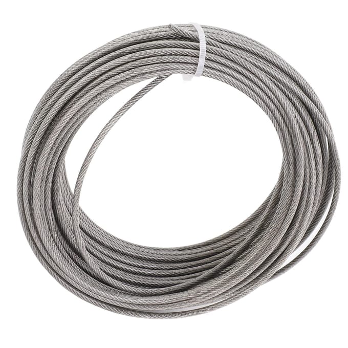 Staal kabel set 66ft Lengte 3mm Diameter 304 Roestvrij Staal Draad Spanner Vergrendel Kit voor Tuin