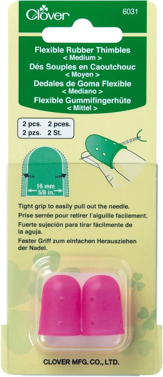 Flexibele Rubberen Vingerhoed M