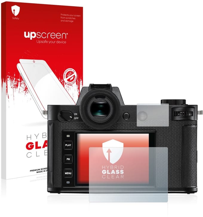 upscreen - Screenprotector voor Leica SL2 - Folie Beschermfolie Beschermglas transparant