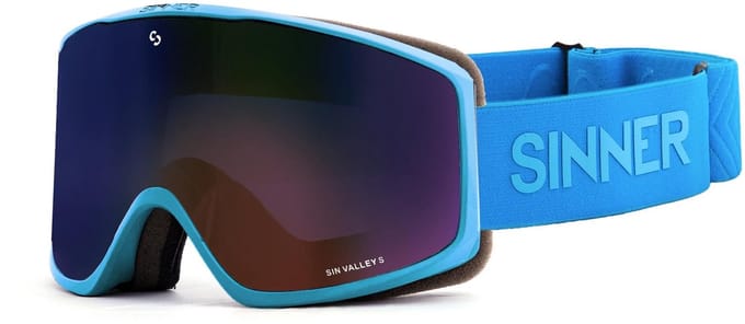 SINNER - SIN VALLEY S SKIBRIL - Mat blauw - Unisex - One Size