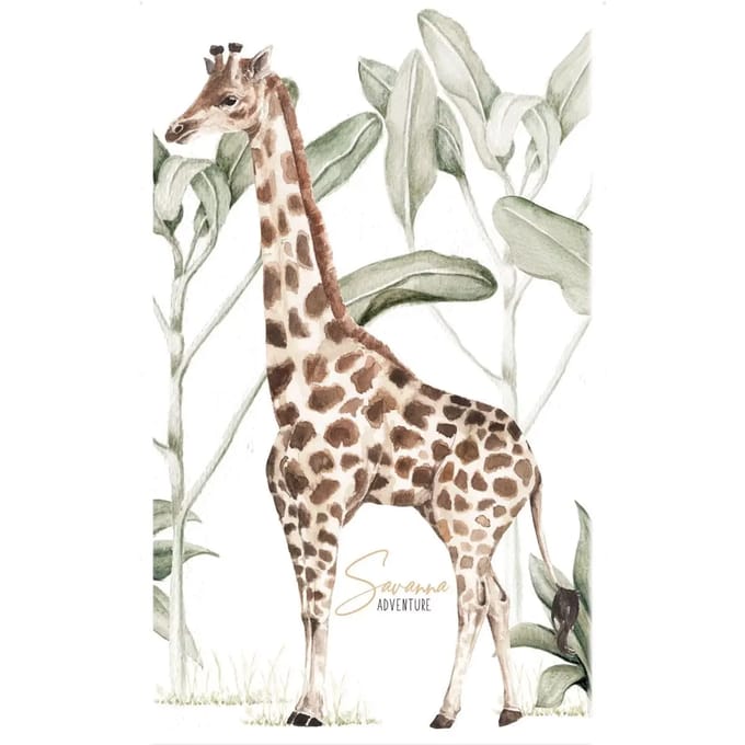 Stickers voor baby's Dekornik Giraffe Savanna Adventure