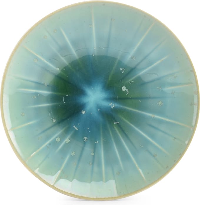 S|P Collection Plat bord 18xH3,5cm turquoise Eclipse (Set van 4)