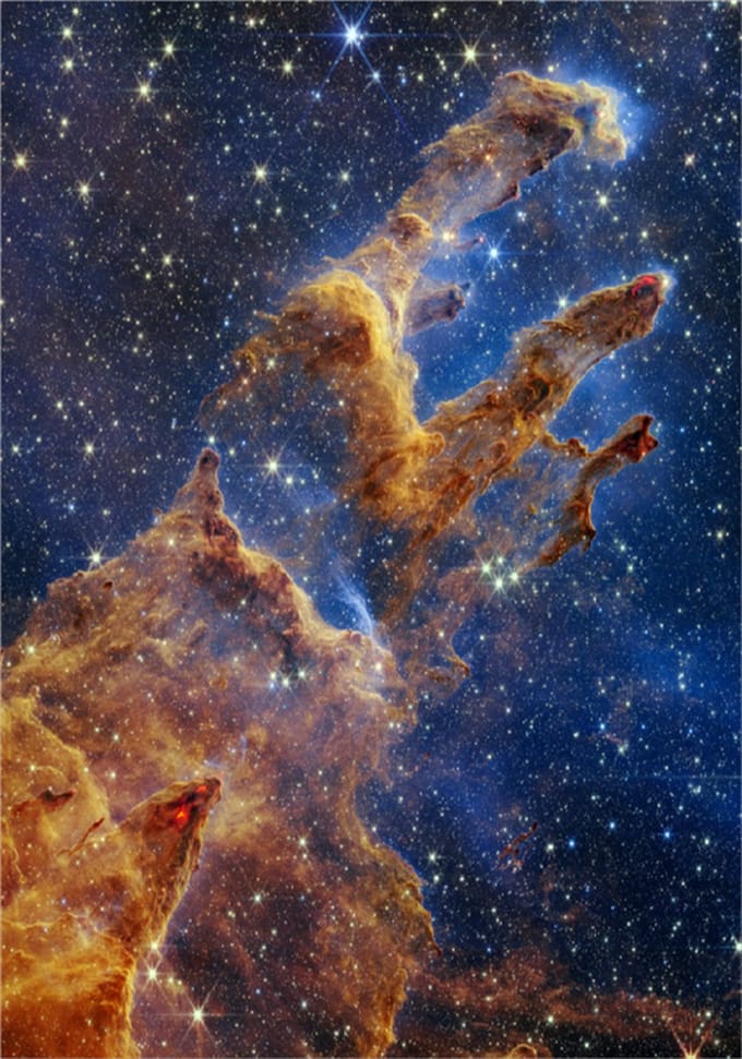 NASA - TP Aviation Art - Poster - Aluminium - 9. Zuilen der Schepping – 70x100cm