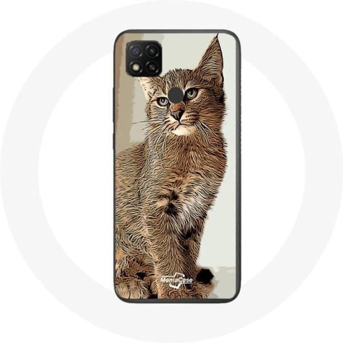 Xiaomi Redmi 9C hoesje Siamese kattenras