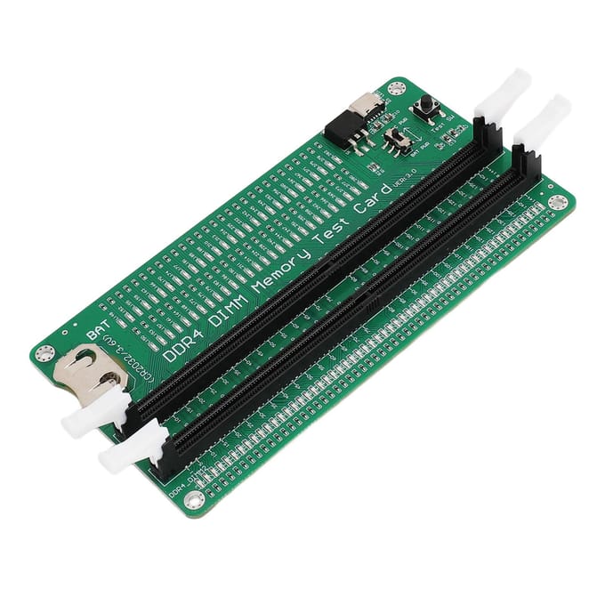 DDR4 Geheugentester Desktopcomputer DDR4 Testkaart Slot Diagnostische Analyzer Testkaart voor Desktop black
