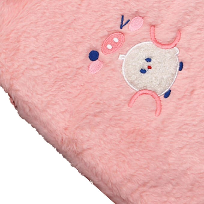 Pluche Tablettas voor Meisjes Schattig Patroon Meervoudige Bescherming Lichtgewicht Tablet Sleeve Case Tablet roze