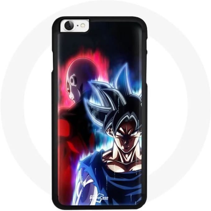 Coque Iphone 4 - Maniacase - Goku And Jiren - Souple - Noir - Mixte