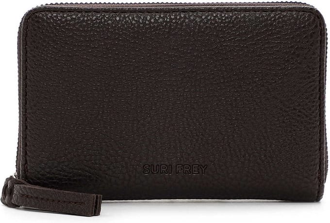 SURI FREY Portemonnee SFY Debby Zip Around Wallet Brown Donkerbruin