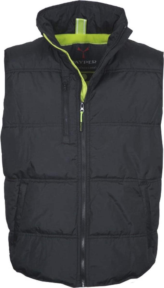 Payper Bodywarmer Zwart/Geel Werkjas maat 2xl