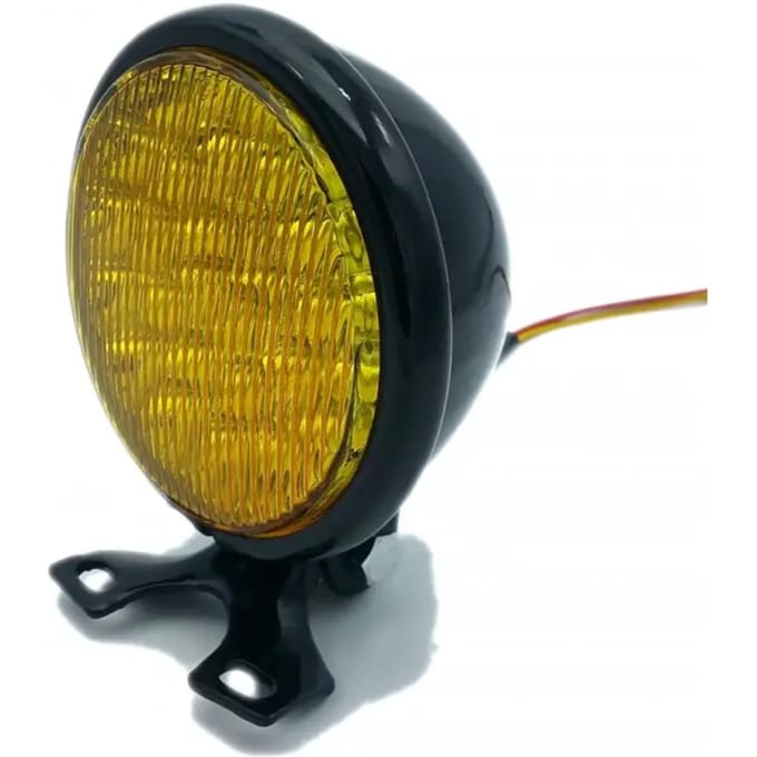 Motorfiets met geleide koplamp Brazoline Oldschool