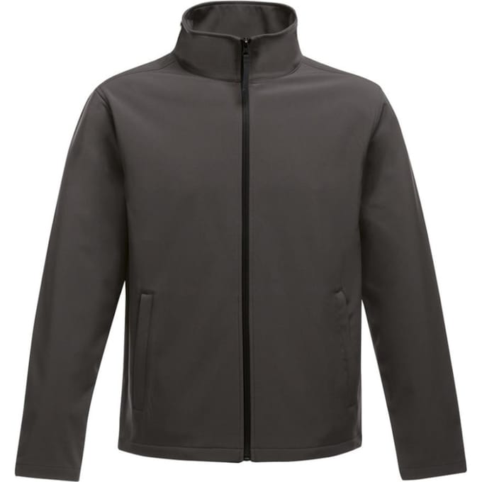 Regatta Opmerkelijk Heren Ablaze Afdrukbaar Soft Shell-jasje (Afdichting Grijs/Zwart)