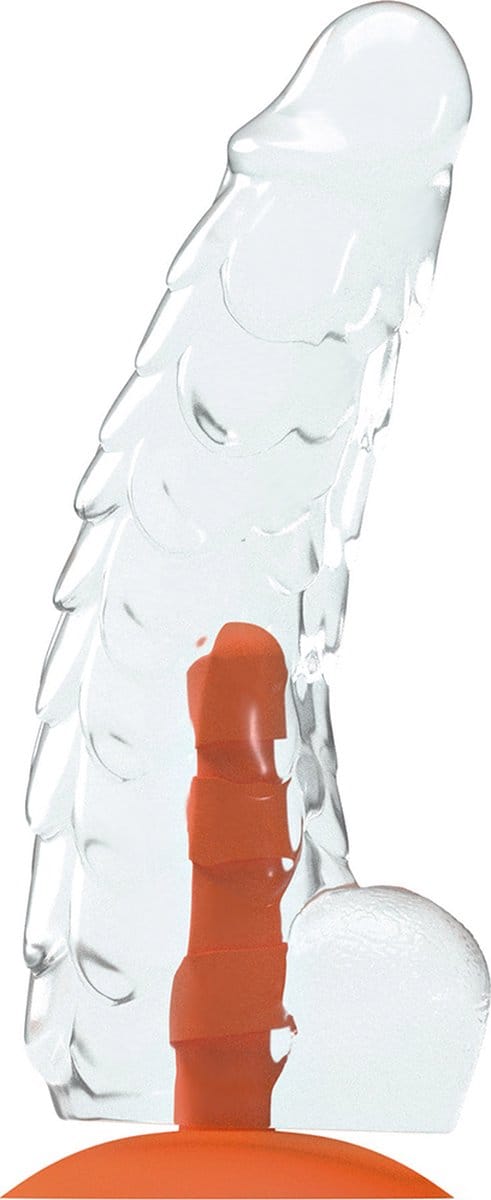 Dinoo - Primal Desires Extra Grote Dildo Met Zuignap Bronto - Transparant