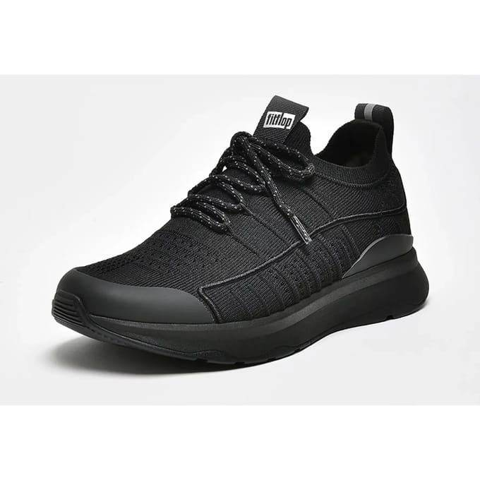 FitFlop Lace Up Sneaker - Active - Tonal ZWART - Maat 36