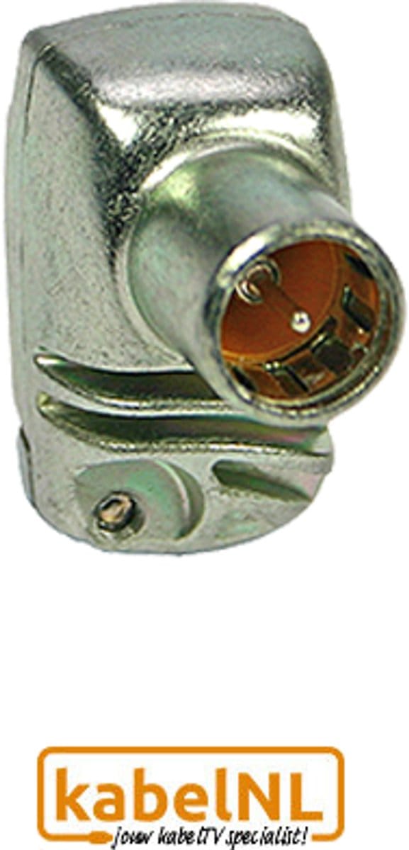 Technetix coax stekker F connector haaks