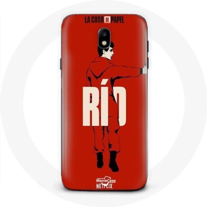 Samsung Galaxy J3 2017 hoesje La casa de papel Rio tekening