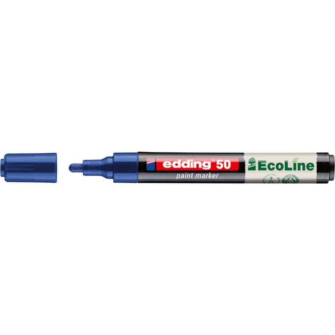 Edding EcoLine 50 Olieverf Marker Blauw 2-3 mm - Milieuvriendelijk