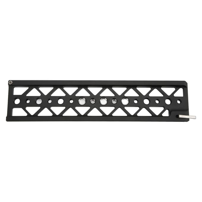 Camera Veiligheid Dovetail Plaat met 3/8 Inch Schroefgat voor het Monteren van Statief en Andere Accessoires black