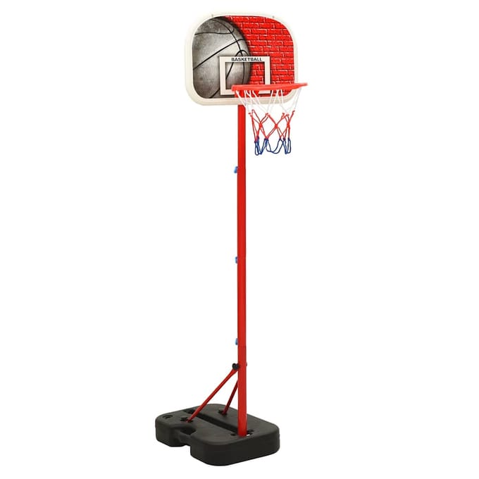 vidaXL - Basketbalset - draagbaar - verstelbaar - 138,5-166 - cm