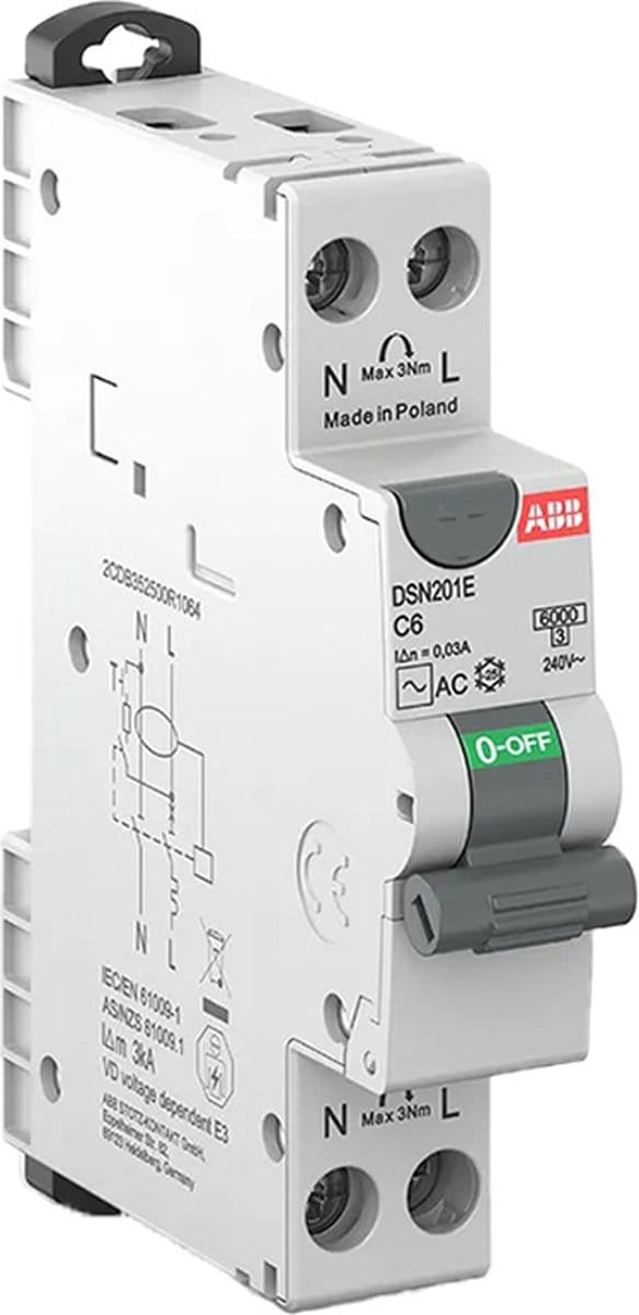 ABB DSN201E Aardlekschakelaar - 2CDB352501R1164 - E2ZB2