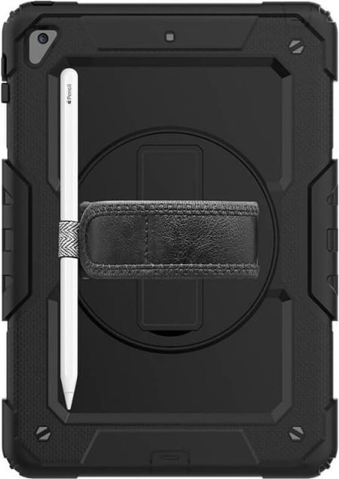 Casecentive Handstrap Pro Hardcase met handvat iPad Mini 4 / 5 zwart