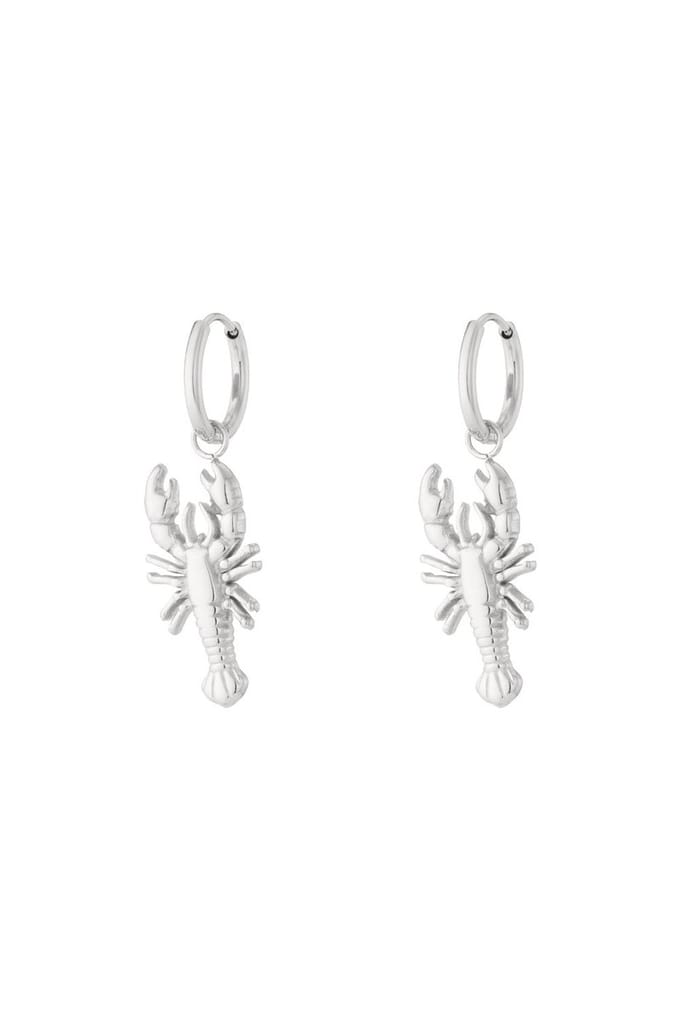Scorpio earrings Zilver
