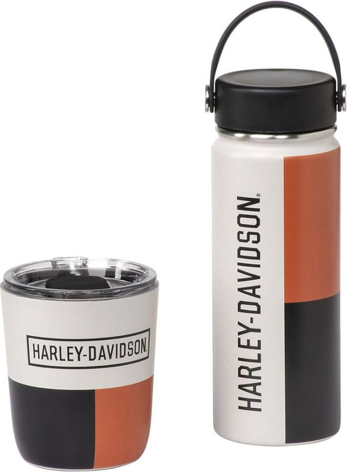 Harley-Davidson Retro Block Reis Mok & Water Fles Set
